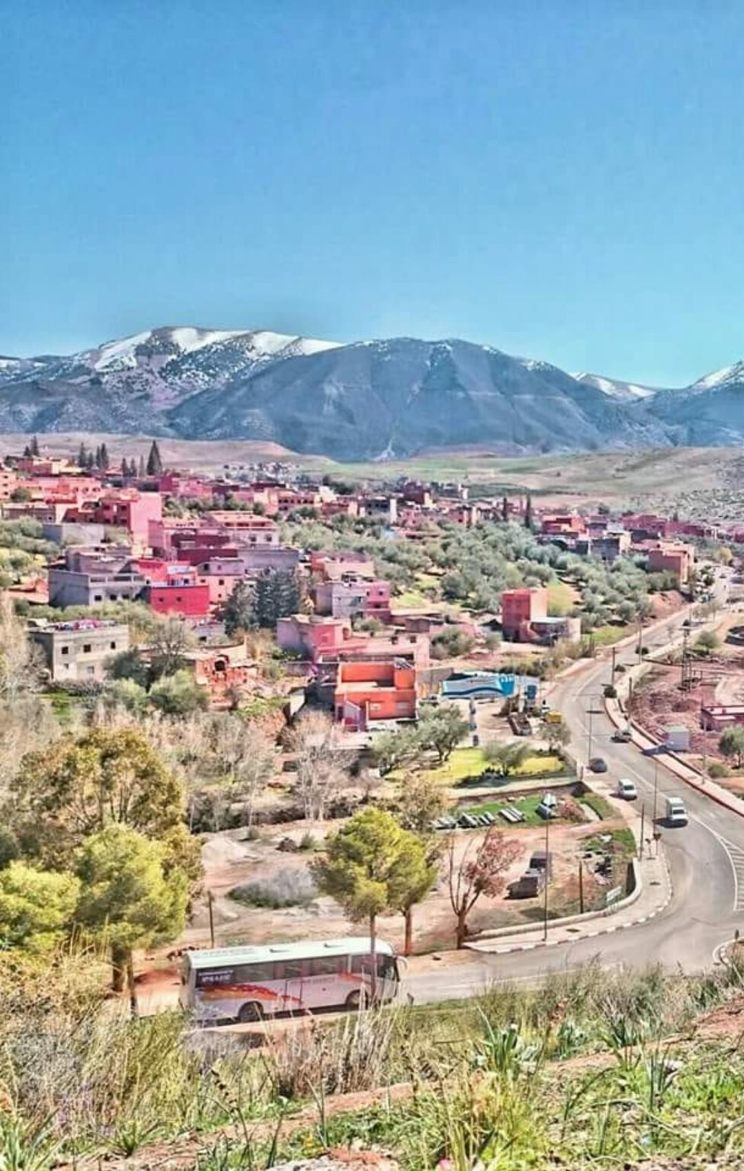 vue panoramique de l'entrée de Ouaouizerth